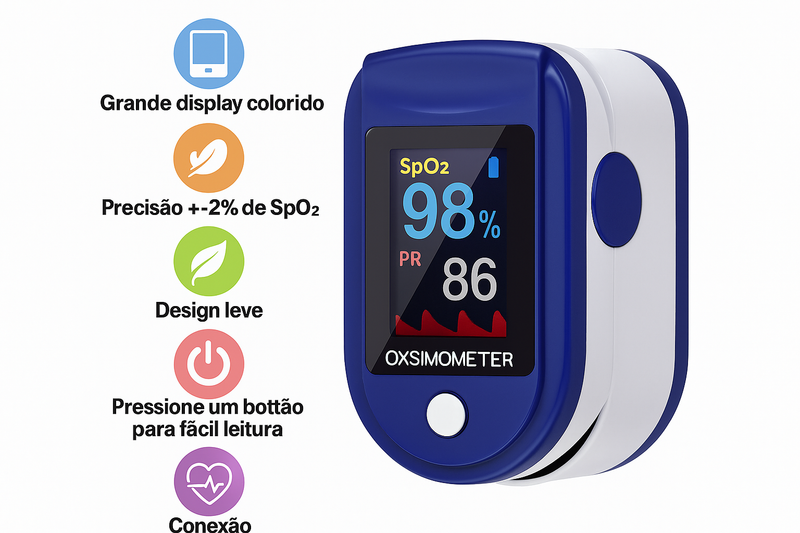 Oxímetro Digital Portátil de Dedo