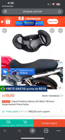 Capa Protetora para Banco de Moto