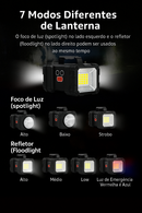 Lanterna Holofote Recarregável