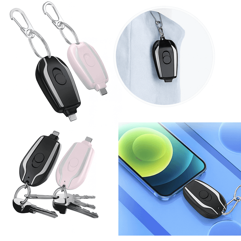 mini carregador chaveiro