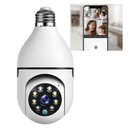 Lâmpada Câmera Segurança Wi-Fi, com visão noturna