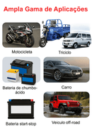 Carregador de bateria de carro 12v 6a