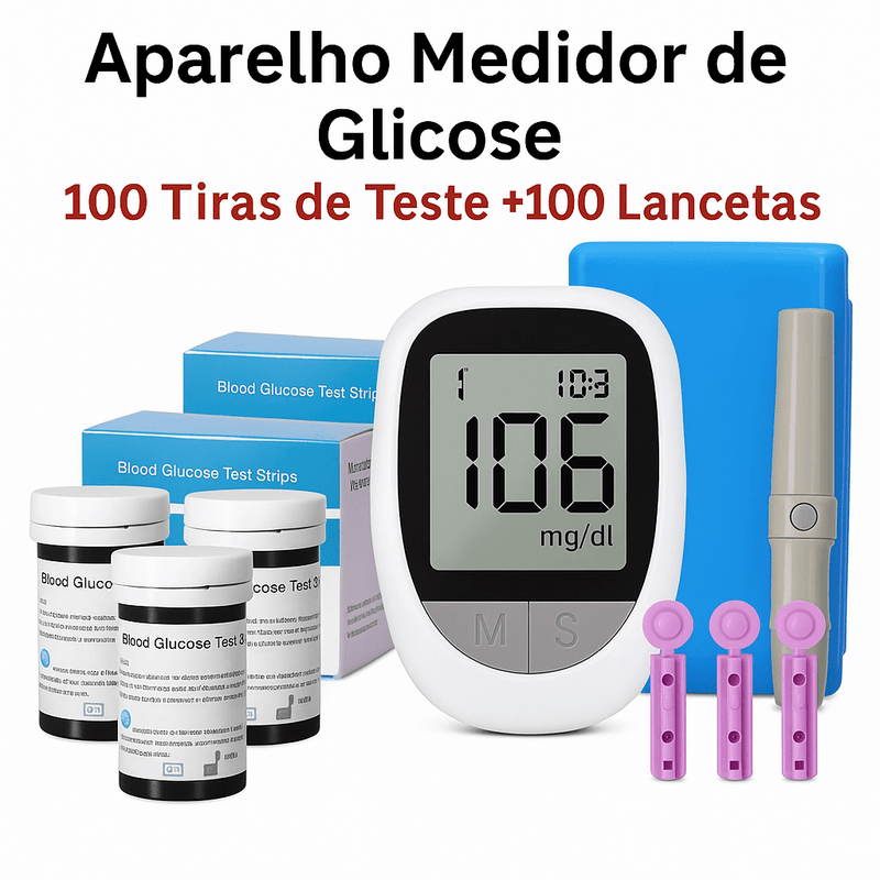 Kit glicosímetro
