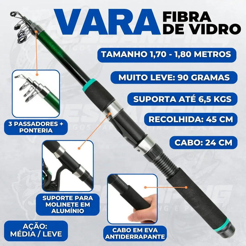 Kit de Pesca Completo