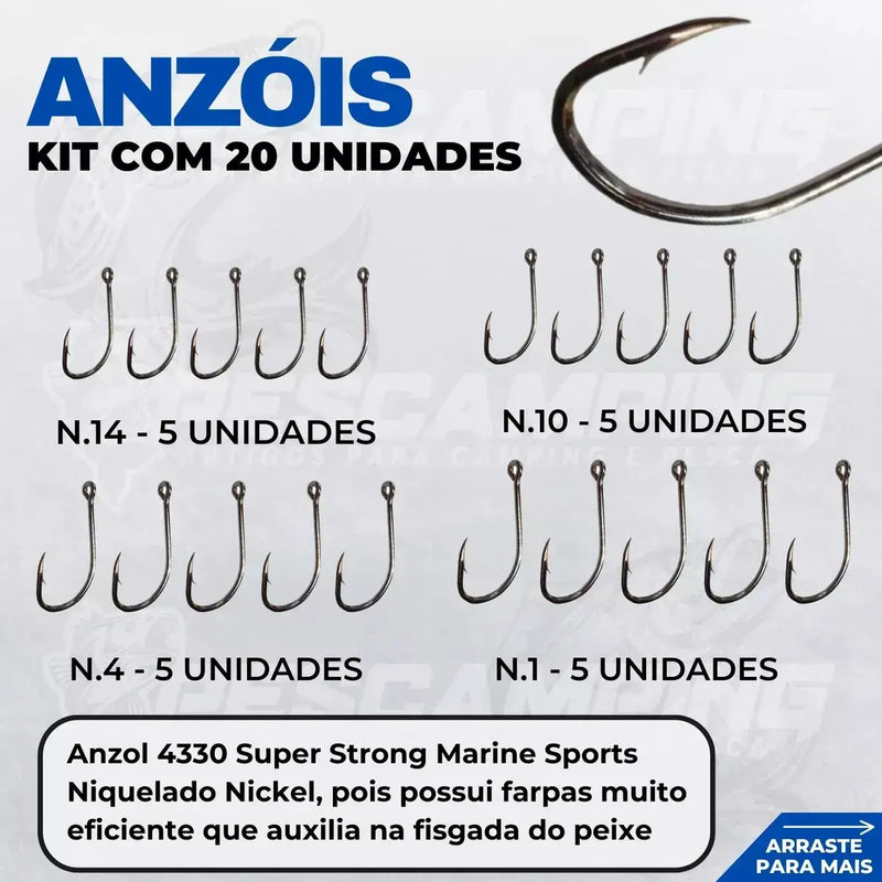 Kit de Pesca Completo
