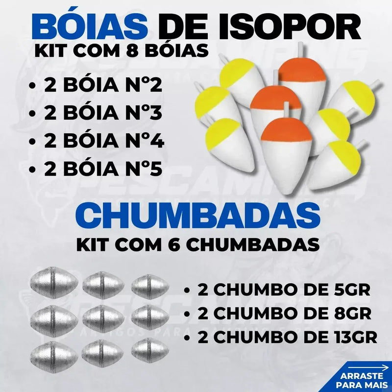 Kit de Pesca Completo