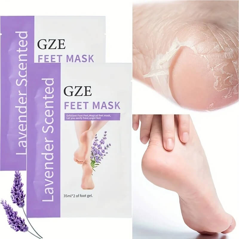 Máscaras esfoliantes para pés