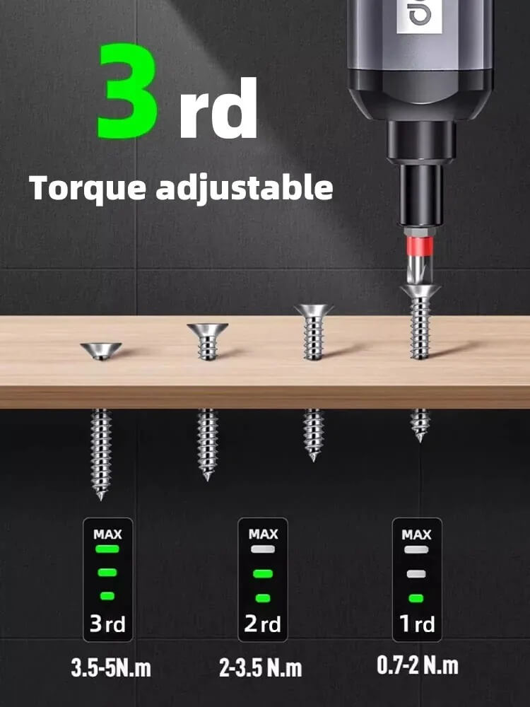 Mini conjunto de chave de fenda elétrica recarregável