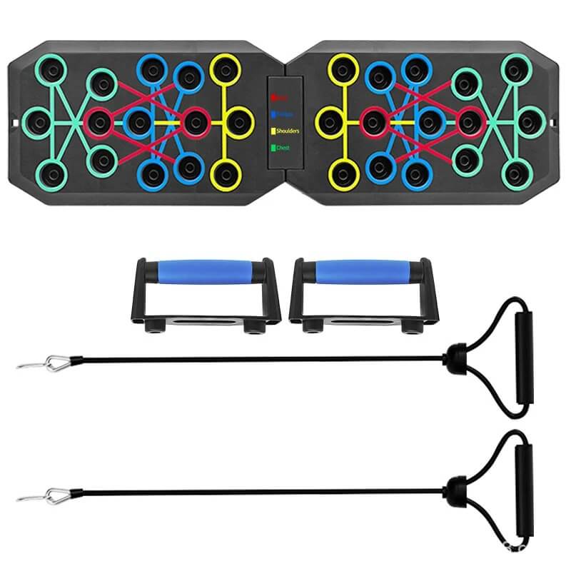 Placa push-up multifuncional portátil